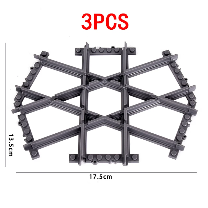 Building Blocks Construction Blocks City Trains Flexible Switch Railway Tracks Rails Crossing Forked Straight Curved Building Block Bricks Toys Compatible with 7996