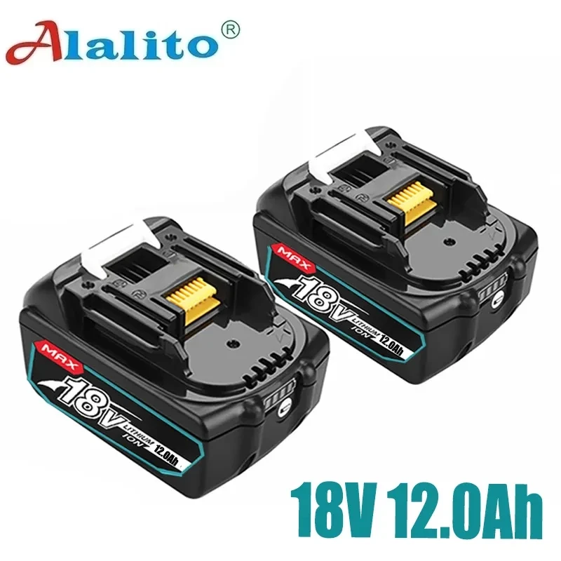 

Latest Upgraded BL1860 Rechargeable Battery 18V 12000mAh Lithium ion for Makita 18v Battery BL1840 BL1850 BL1830 BL1860B LXT 400