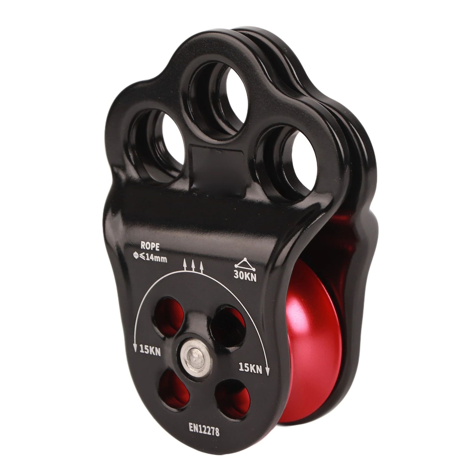 Outdoor Double Bearing Pulley, 30KN High Altitude Rescue Climbing ...