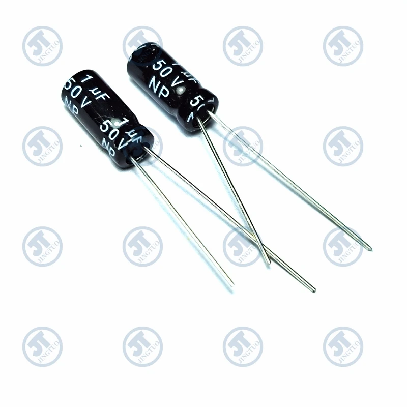 

20pcs 1uF50V 50V1uF 1MFD 50WV 5*11mm NP (Non Polarized) Radial Aluminum Electrolytic Capacitor