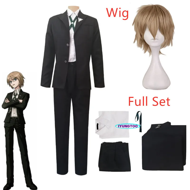 

Danganronpa Togami Byakuya Consortium Heir Cosplay Costumes Full Set Zentai Super High School Suit Pants Uniforms
