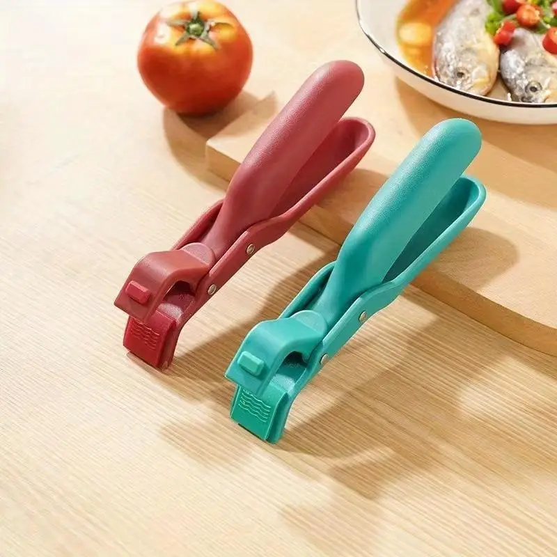 Creative Silicone Anti Scalding Tray Holder Bowl Holder Multifu Tray Holder Anti Slip Home Kitchen Silicone Anti Scalding Clip