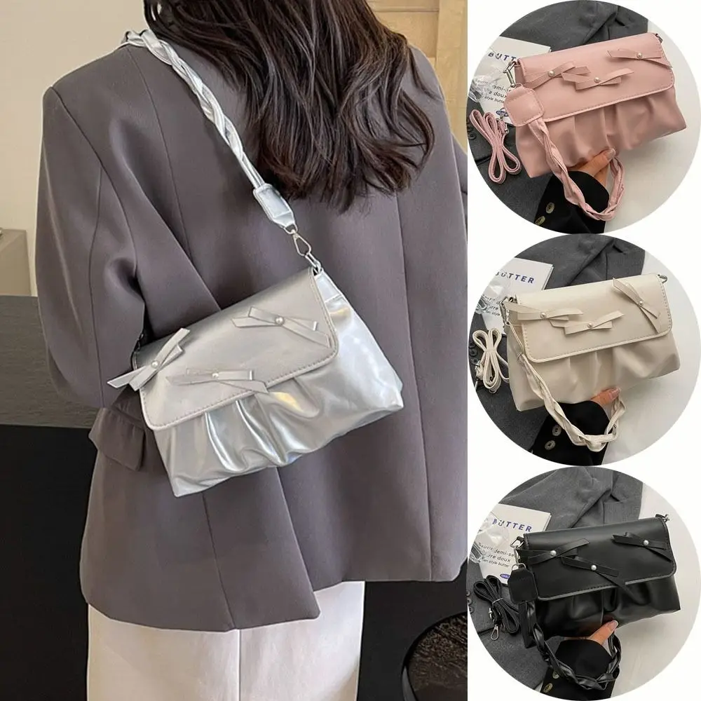 

Женская сумка из ПУ кожи, с бантом