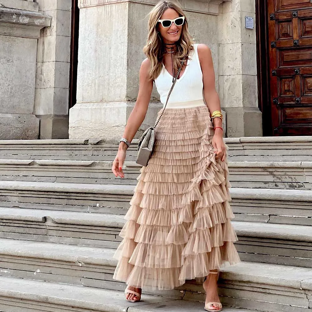 Рисунок 4 - Повседневная Женская однотонная бальная юбка