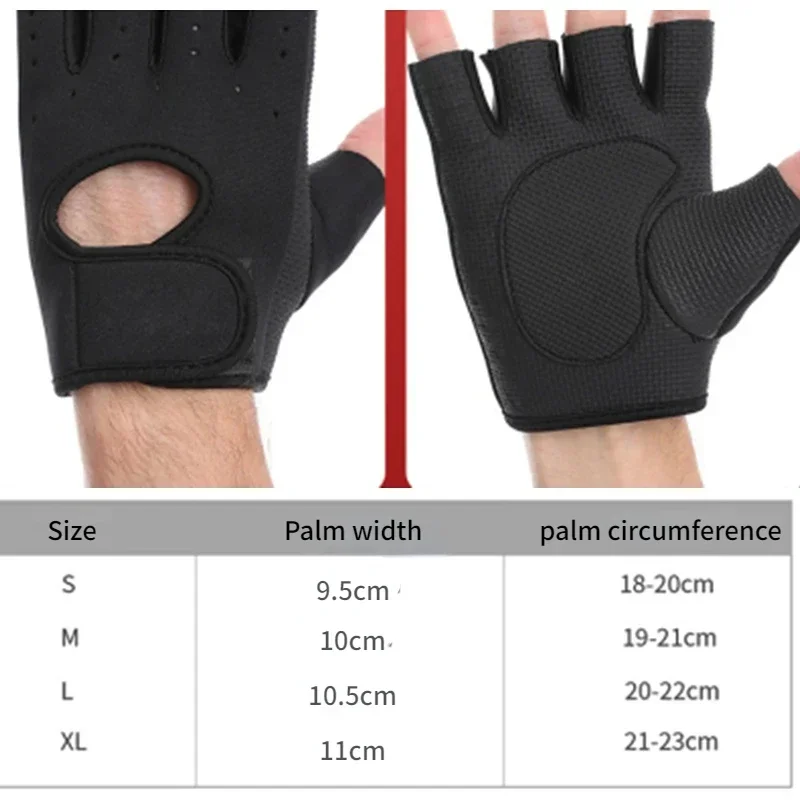 Men Women Fitness Gloves Weightlifting Gym Cycling Yoga Bodybuilding Training Thin Summer Breathable Non-slip Half Finger Gloves