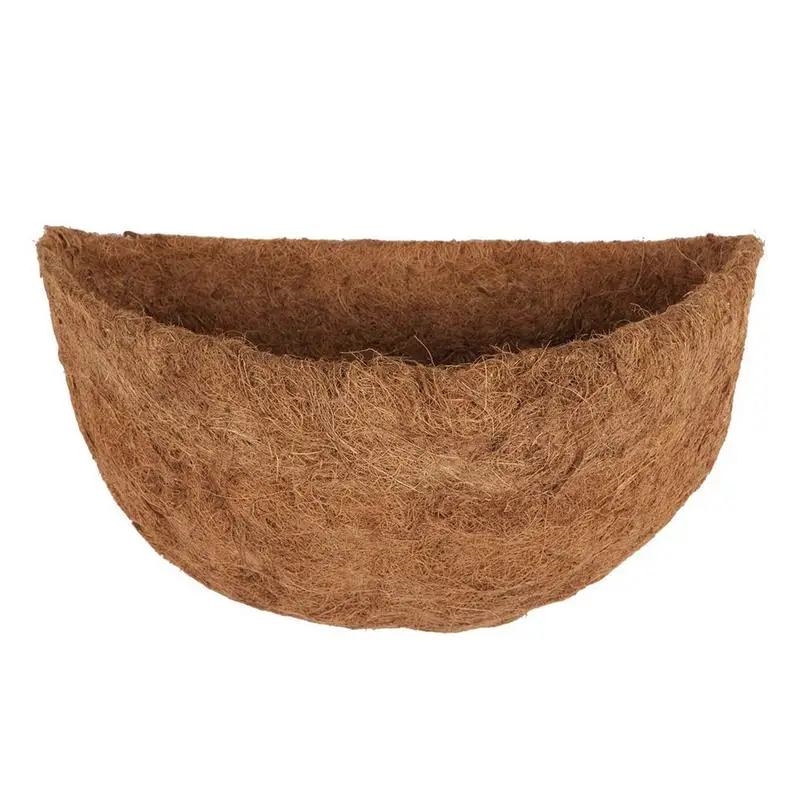 

Hanging Basket Liner Planter Round Durable Natural Coconut Fiber Replacement Liners For Flower Pot Home Outdoor Garden Supplies