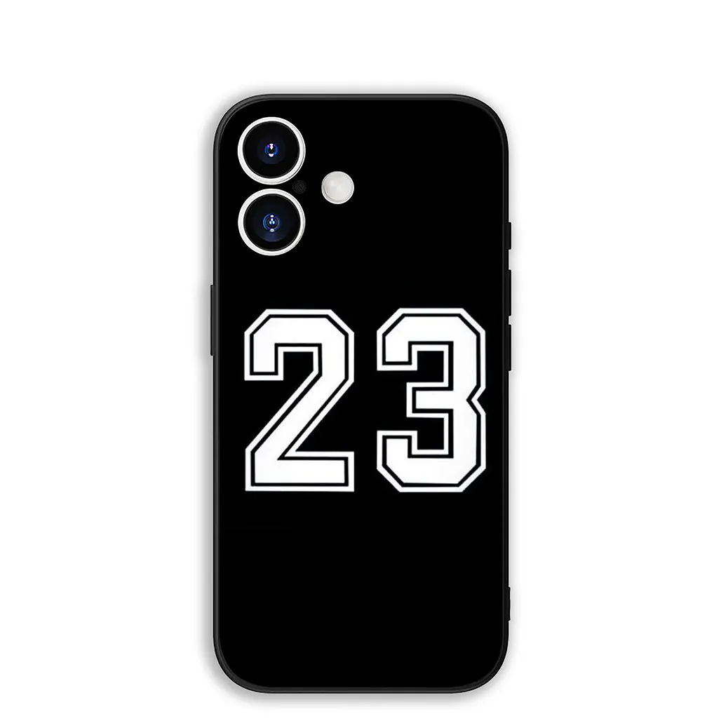 Sports-Themed Lucky Number Phone Case Cover