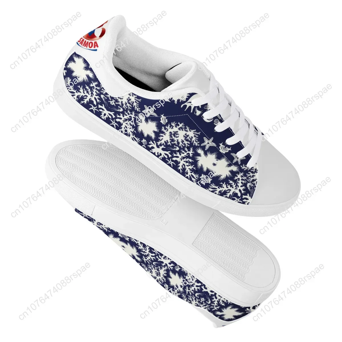 Hawaii Sea Printing Flat Sneakers America Polynesian Samoa Tribal Custom Man Lightweight Walking Sport Shoes Women Running Shoes
