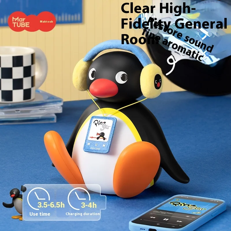 ピングー Bluetoothスピーカー MARTube ピングー Bluetooth スピーカー音楽鑑賞首振りビッグ