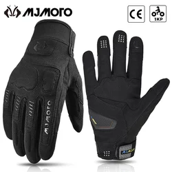 Breathable Black & Brown Summer Motorcycle Riding Gloves - XXL (Black)