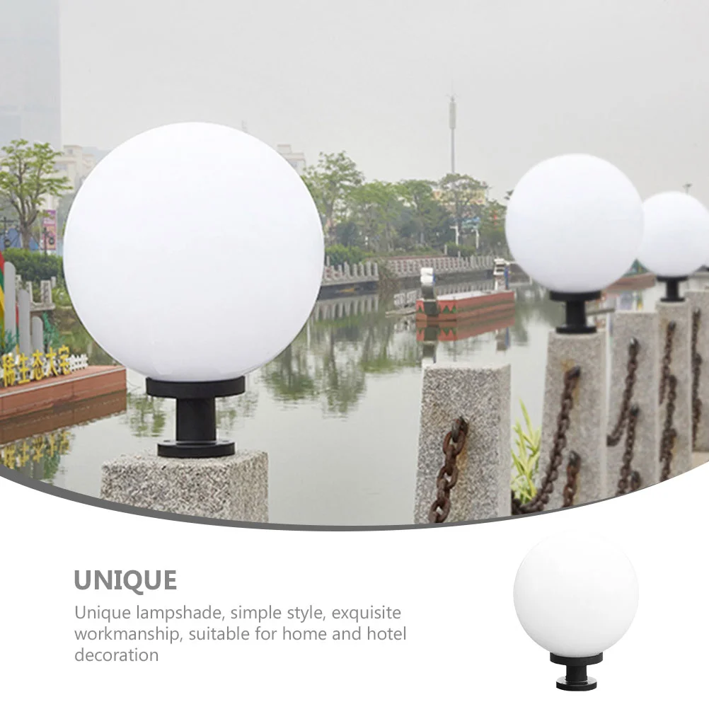 

Outdoor Garden Waterproof Lampshade Post Light 15cm Yard Light Deck Post Light Outdoor Patio Column Light