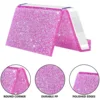 Acrylic Glitter Colorful Business Card Holder Desktop Card Stand Card Storage Display Shelf Office Supplies School Gift 4