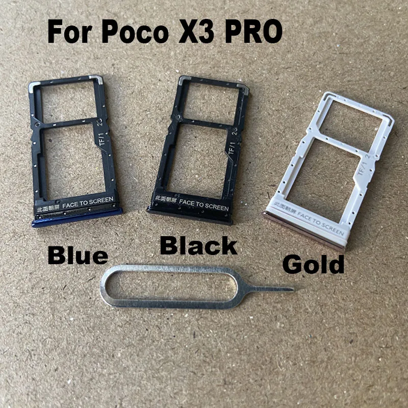New For Xiaomi POCO X3 PRO Sim Card Tray Slot Holder Socket