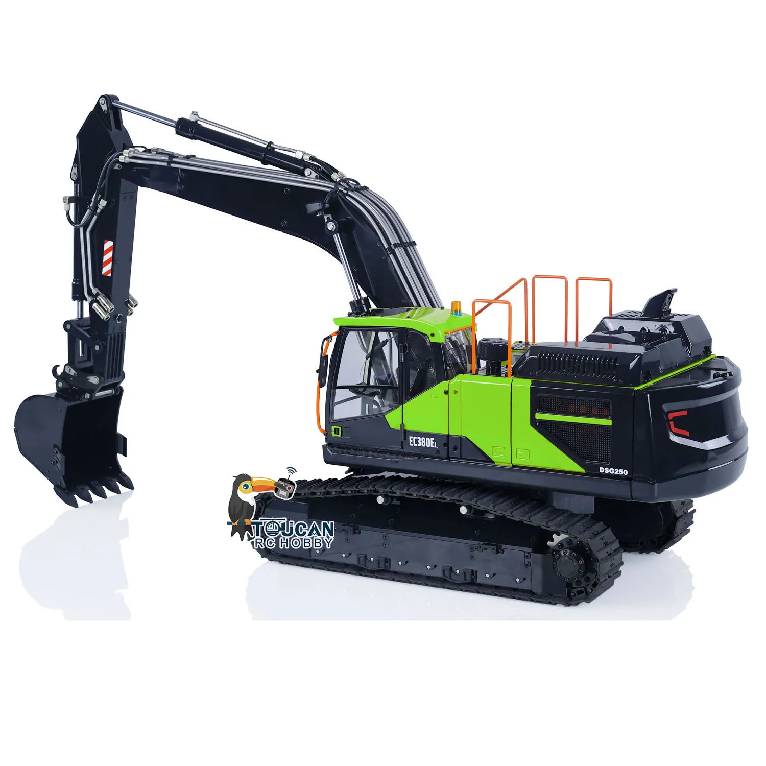 Toys 1:14 Tracked EC380 Remote Control Hydraulic Excavator RC Digger Finished Trucks Engineering Car Vehicles for Boys TH22525 4
