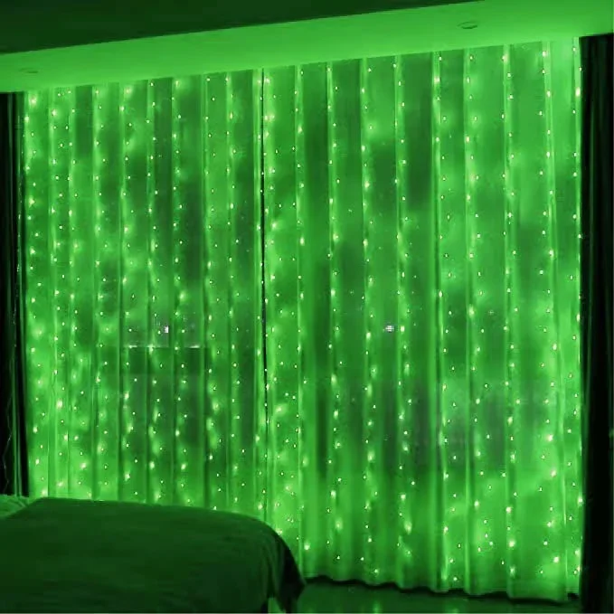thumbnail image 1 of Guirnalda de luces LED navideñas con control remoto por USB, 3 m, 4 m y 6 m, decoración navideña para el hogar, guirnalda de Año Nuevo, 1 of 5