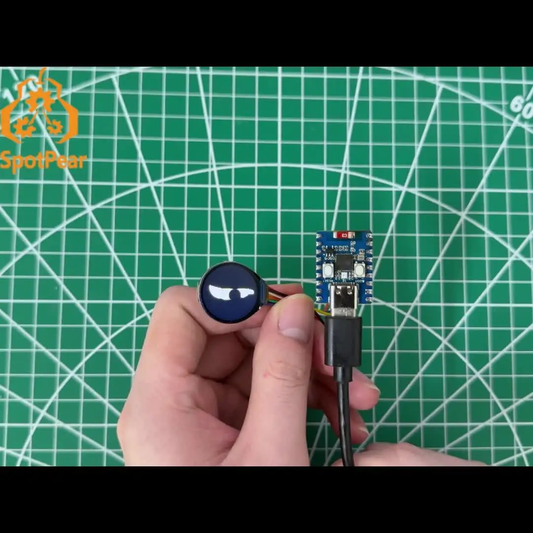 Электронный EYE 0 71-дюймовый круглый ЖК-экран для Arduino Raspberry Pi ESP32 Pico STM32