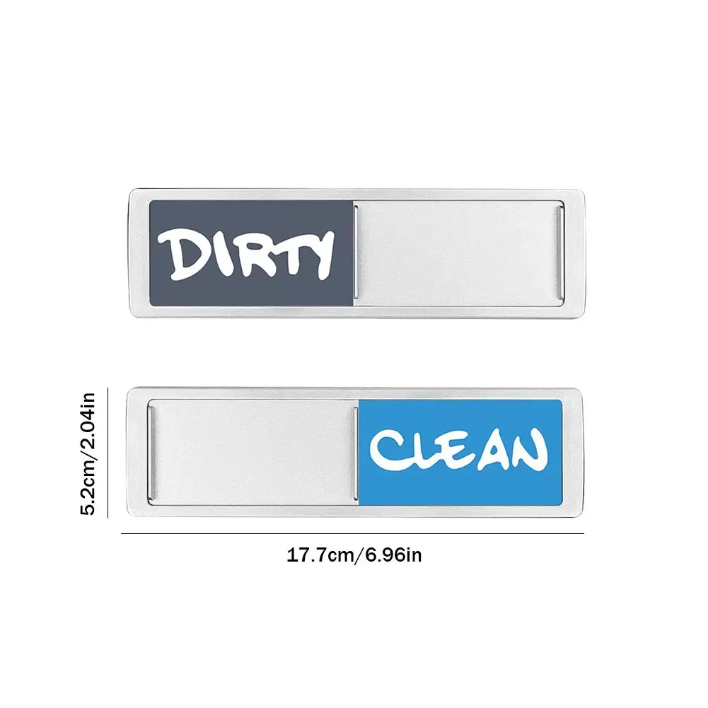 Clean Dirty Dishwasher Magnet Indicator Sign Large Text Magnetic Indicator Sign Slide Super Strong Magnet Sign Kitchen Supplies