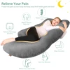 Pregnancy Pillows for Sleeping Large, Body Pillows for Adults, Valentine's Day Gifts 2