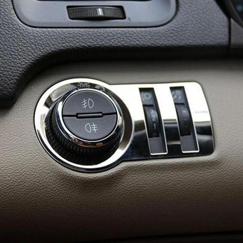 

Stylish Stainless Steel Car Lamp Headlight Switch Trim for Chevrolet For Cruze and For Buick Long lasting Performance