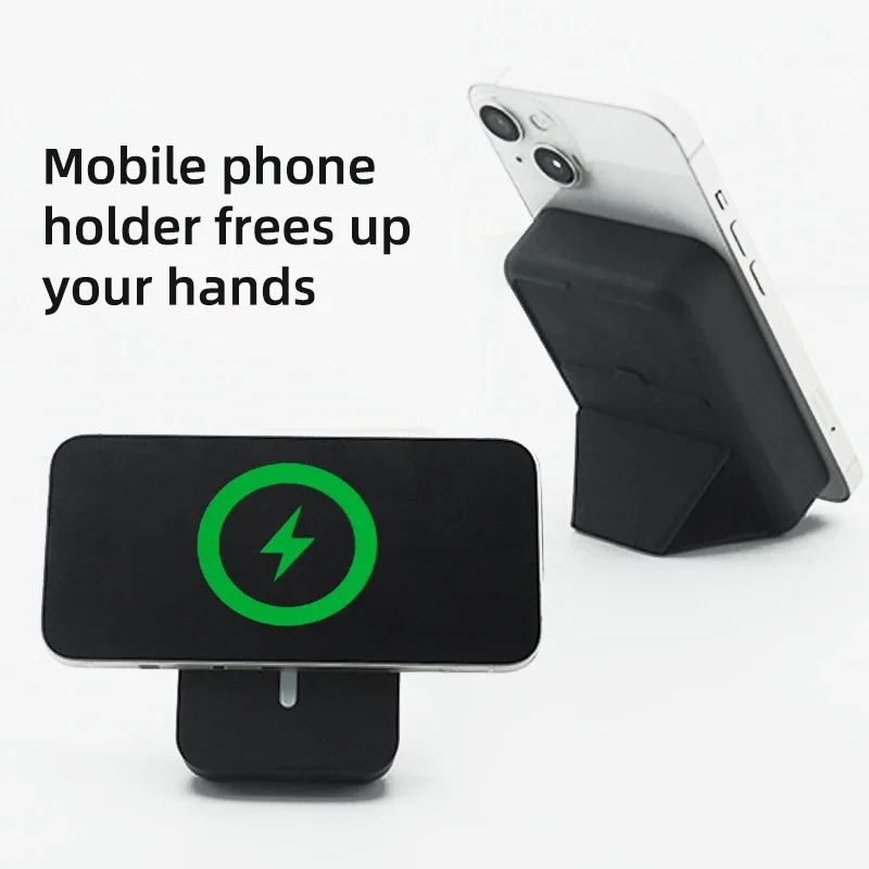 

Stand wireless charger, 12, 13, 14, 15 Pro Max, mini magnetic power bank, 15W fast charger