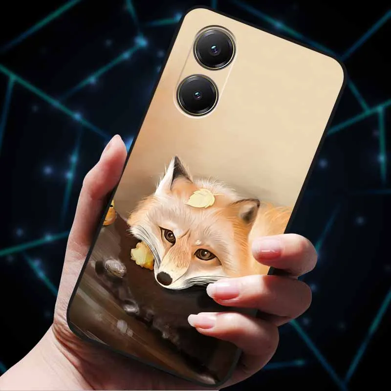 Painted Cats Soft TPU Silicone Protector Cover - Bumper Case with Artistic Design