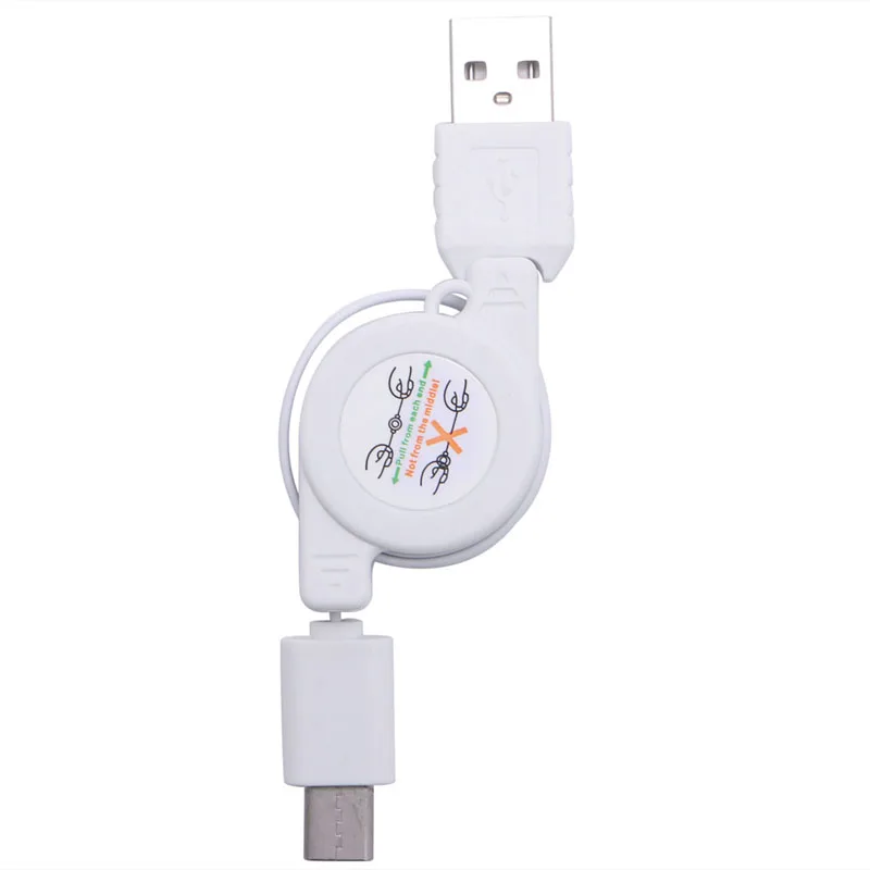 Charging Cable Retractable Multi Type C/Fast USB Cord for Cellphone PC
