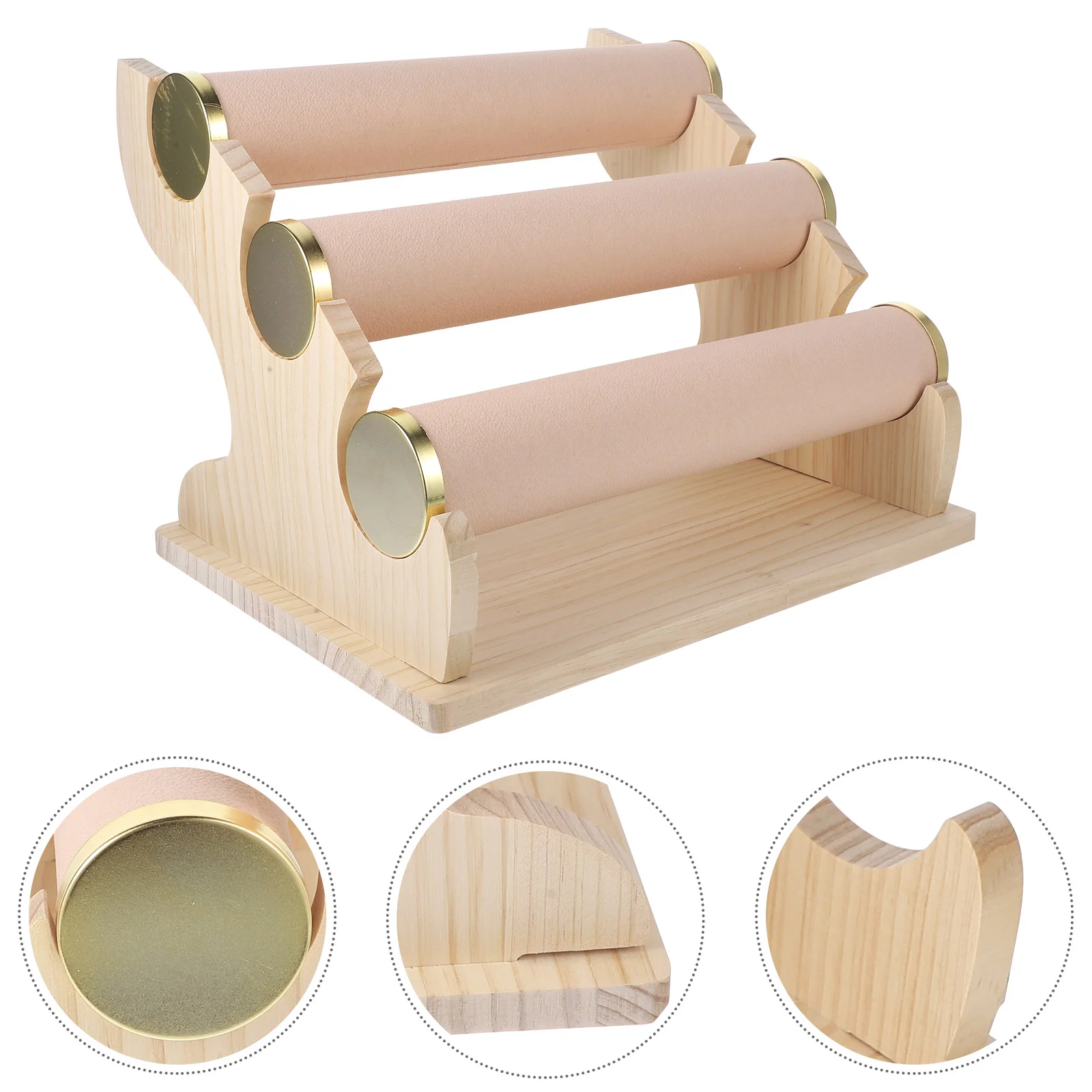 

Bangle Display Stand Watch Rack Jewelry Holder Bracelet 3 Tier Display Organizer Bracelet Stand
