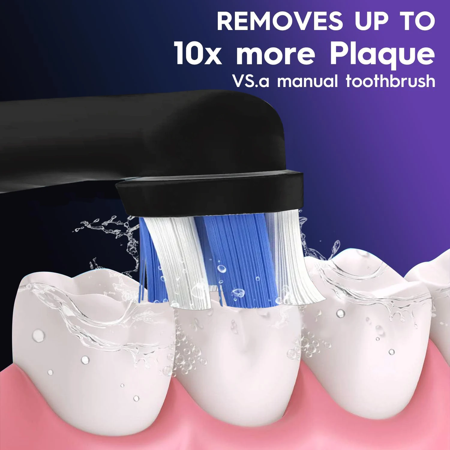 Replacement Toothbrush Heads replacement toothbrush heads Compatible with Braun Oral B iO 3/4/5/6/7/8/9/10 Series Electric Toothbrush