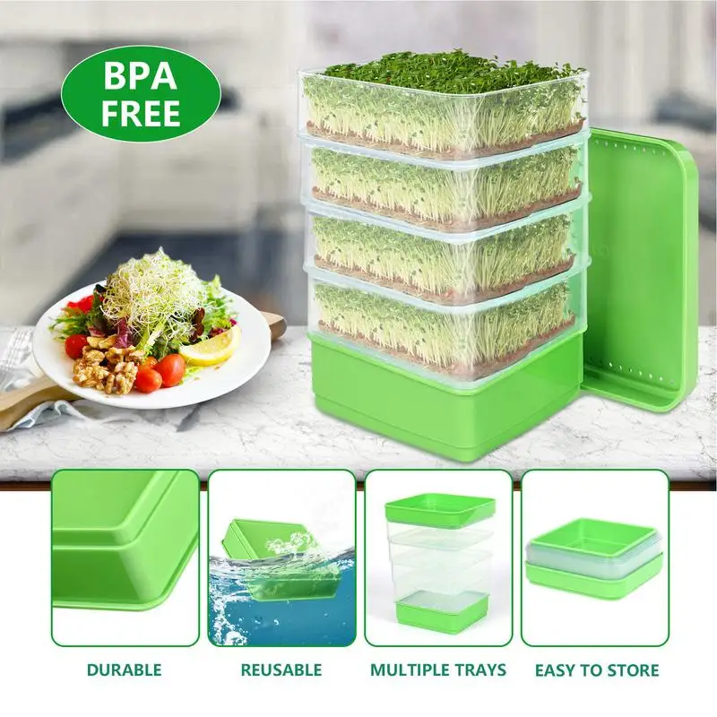 

Microgreens, поднос для выращивания растений, семян гидропоники, поднос для растушевки овощей
