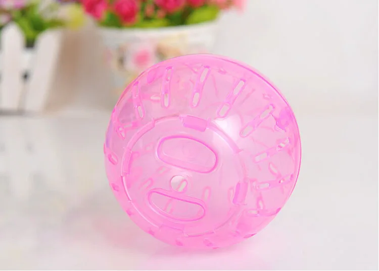 Plastic Pet Rodent Mice Jogging Ball Hamster Exercise Ball Hamster Toy Gerbil Rabbit Rat Exercise Balls Play Pet Toys Home Hamster Supplies