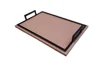 Metal Tray Large Leather Rectangle Pallet Home Storage Ornaments Tableware Groceries Storage Decorative Tray Serving Plate 6