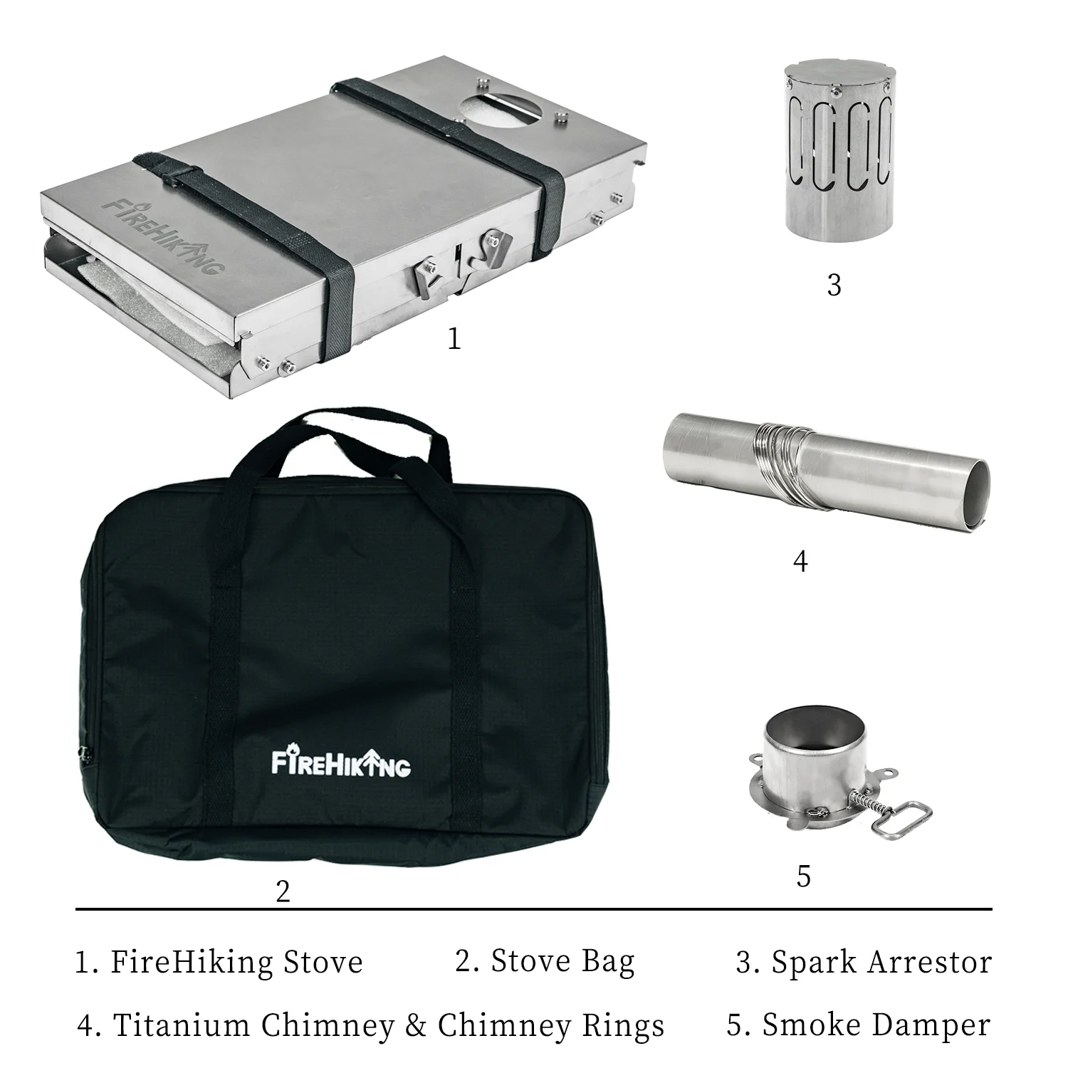 FireHiking Titanium Stove Camping Tent Burning Stove Foldable Ultralight -  AliExpress