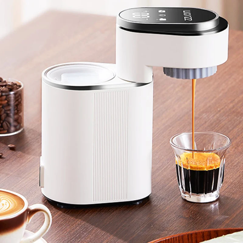 Máquina de café italiana portátil 110V/220V - Máquina de café expresso de dupla extração fria e quente - Mini máquina de café compacta para viagem 6