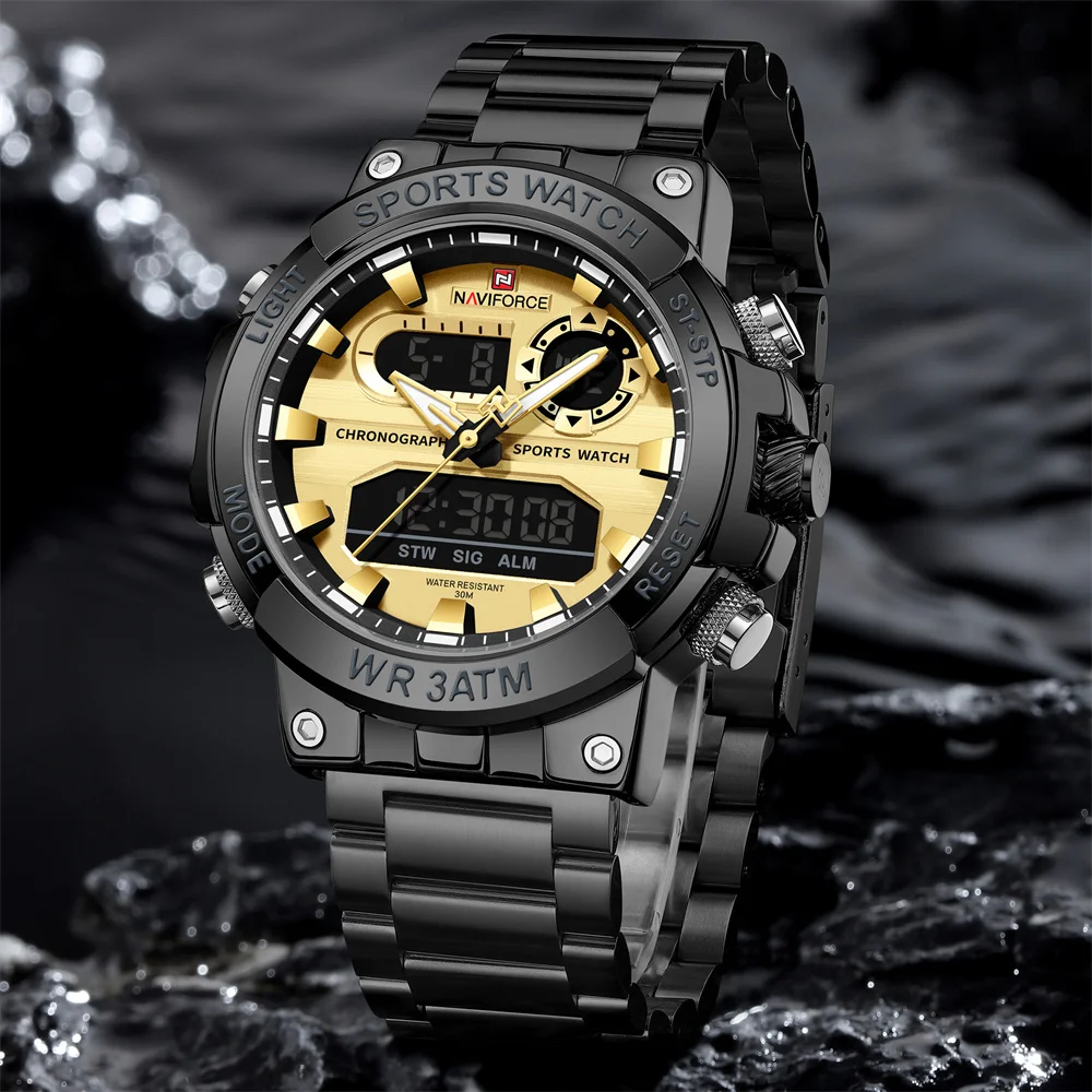Naviforce 9237 Luxury Stainless Steel Men Watch description image 7