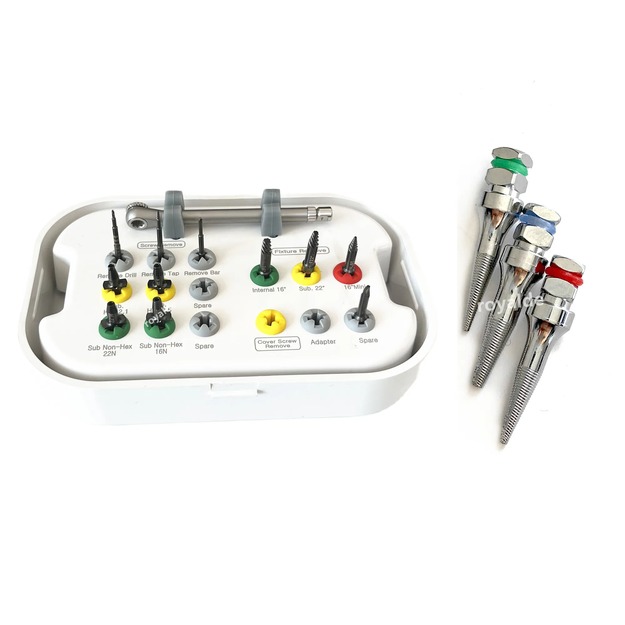 Dental Broken Screw Extractor Remove Implant Pick Up SOS Kit or Only