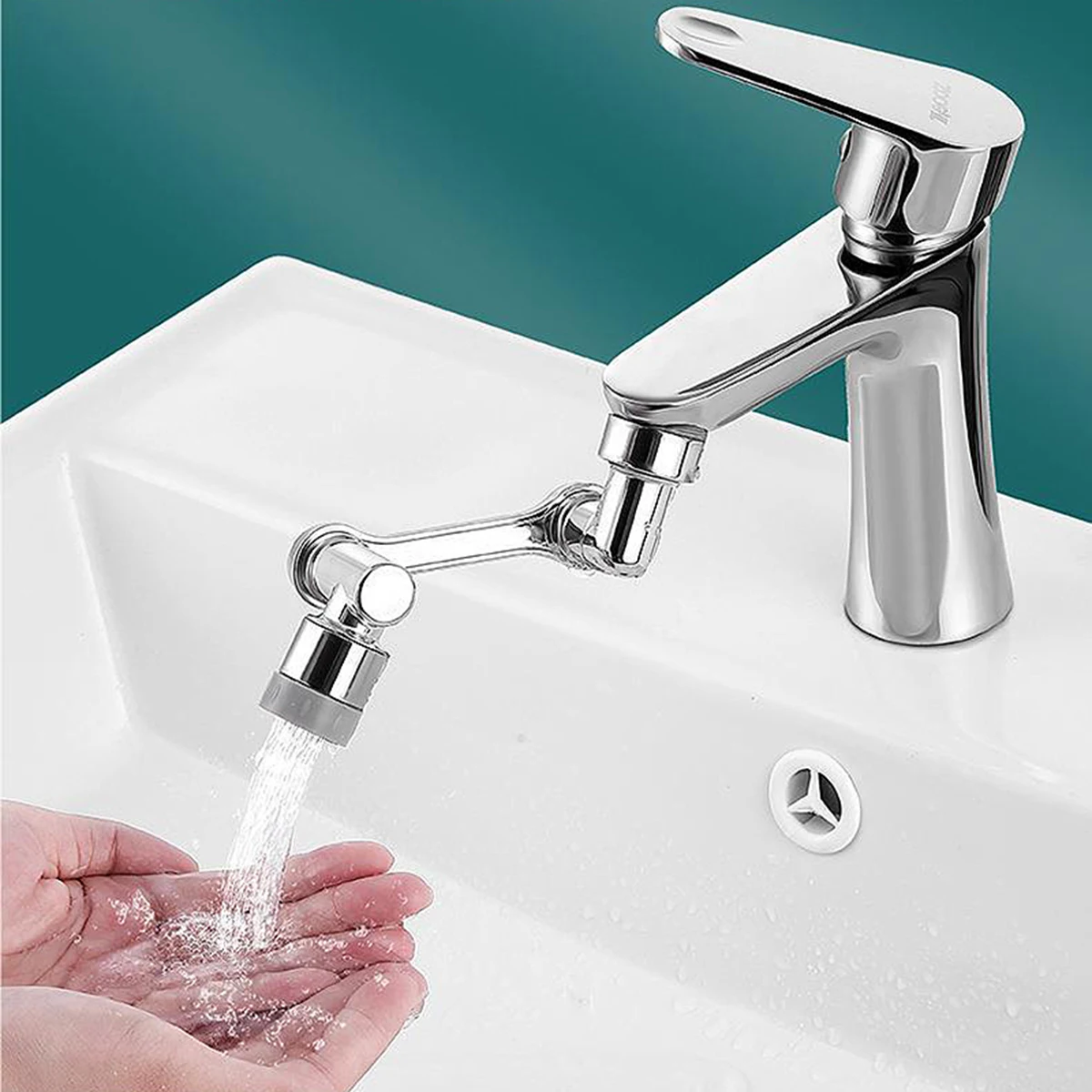 Plastic 1080° Rotation Faucet Aerator Extender Swivel Robotic Arm Faucets Sprayer Head Nozzle Kitchen Tap Saving Water 2