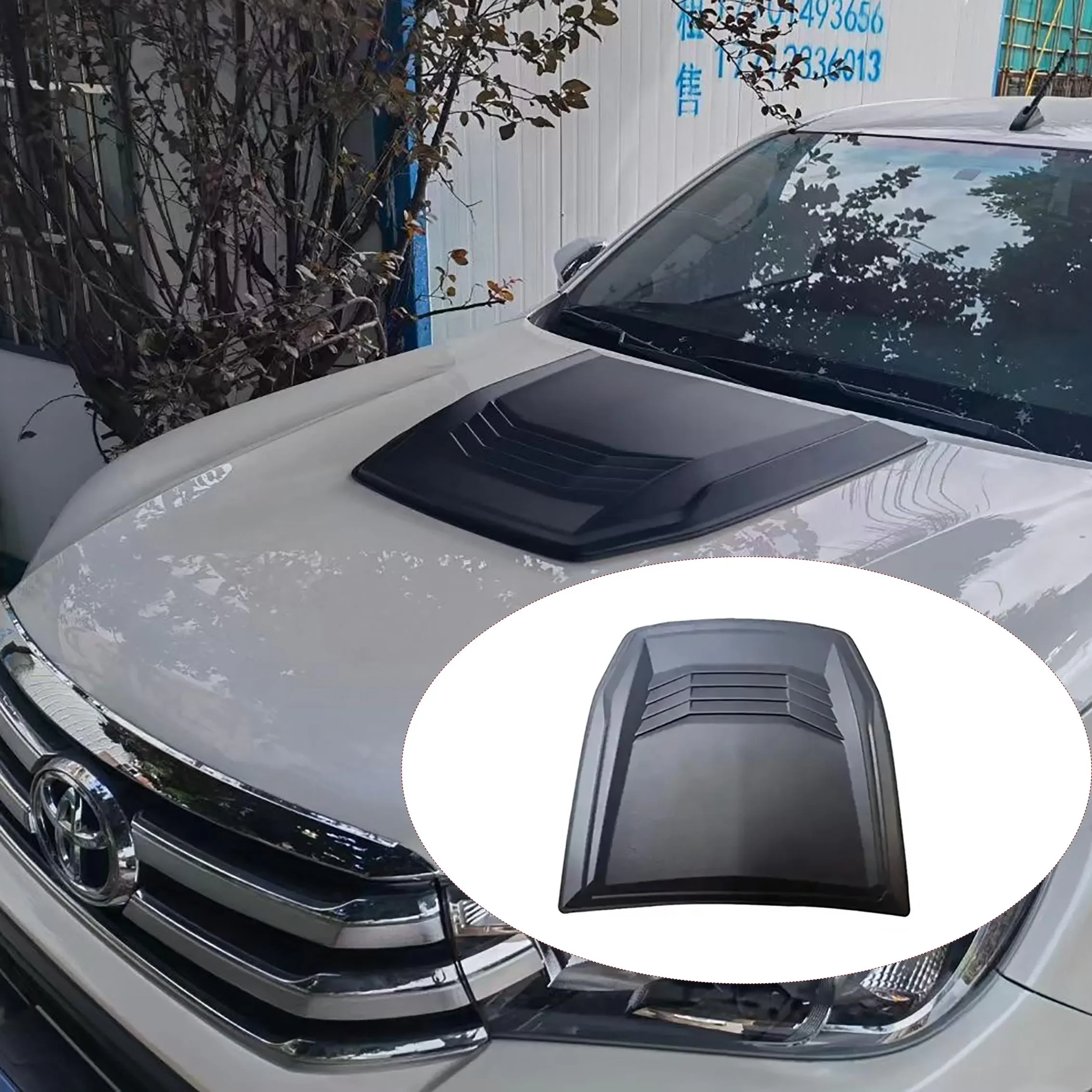 

Car Bonnet Scoop Hood Cover Air Vent Bonnet Cover For toyota hilux 2015 2016 2017 2018 2019 2020