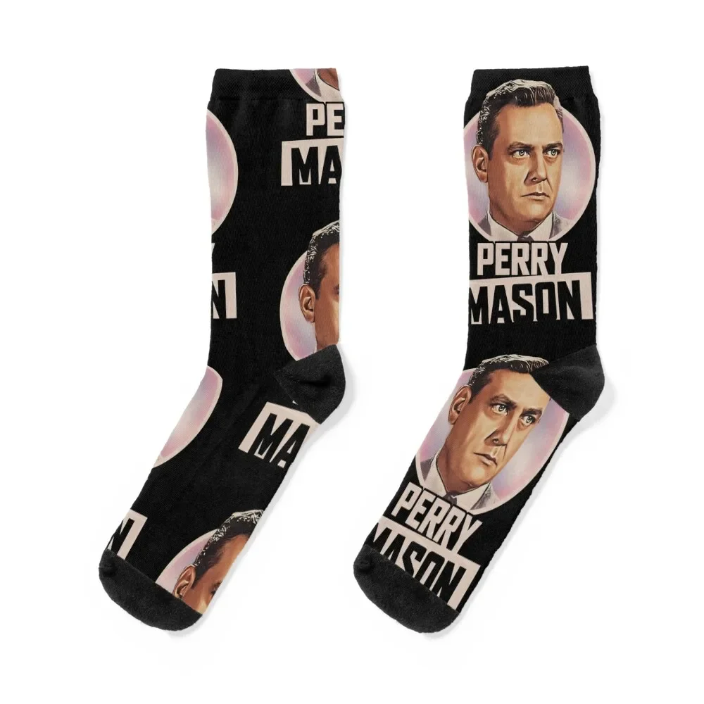 

Perry Mason Socks happy basketball summer Socks Men's Women's