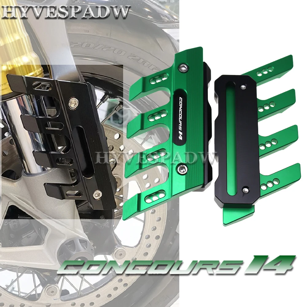 

For KAWASAKI CONCOURS14 GTR1400/CONCOURS Motorcycle CNC Accessories Mudguard Side Protection Block Front Fender Anti-Fall Slider
