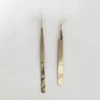 Easy Gripping Durable High Precision Tip Lash Accessory Kit Customized Stainless Professional Esthetician Volume Eyelash Tweezer 2