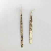 Easy Gripping Durable High Precision Tip Lash Accessory Kit Customized Stainless Professional Esthetician Volume Eyelash Tweezer 2