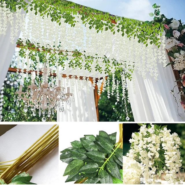 DIY Foam Strip Wedding Flower Arrangement Base Cylindrical White Stick  Solid Round Curtain Floral Ball Sponge Event Party Props