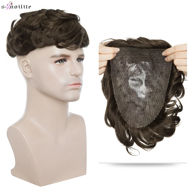 S-noilite Toupee Men: A Natural Hair Wig for Men