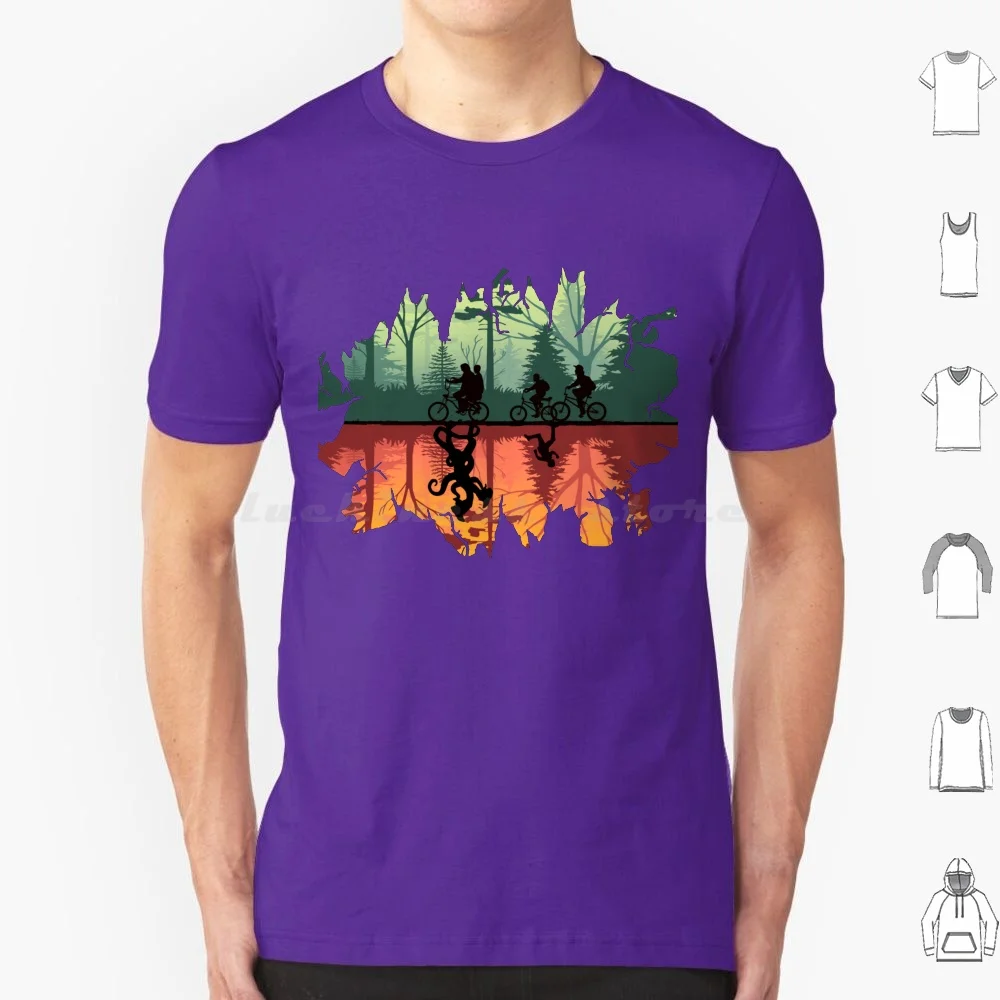 thumbnail image 1 of ( The Upside Down ) T Shirt 6Xl Cotton Cool Tee Things Stranger Will Byers Mike Eleven Lucas Dustin 80S Hawkins Netflix 1980S, 1 of 5