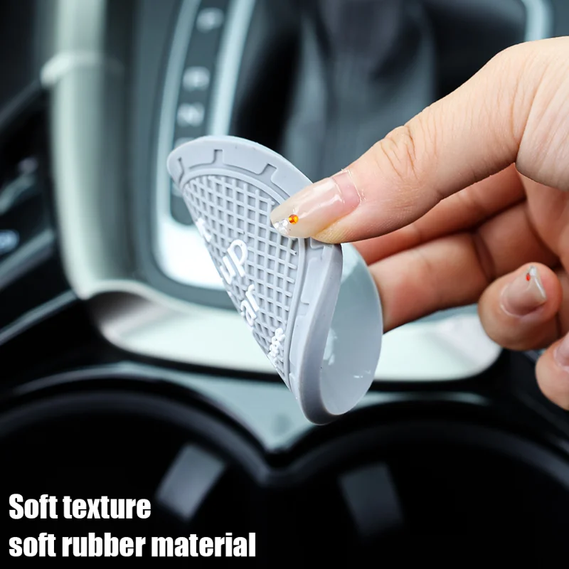 Letter Car Anti-Slip Water Cup Pad Coaster cup holder coasters car non slip mat non slip mat car coaster pads silicone anti slip pad silicone anti skid pad Silicone Auto Interior Accessories