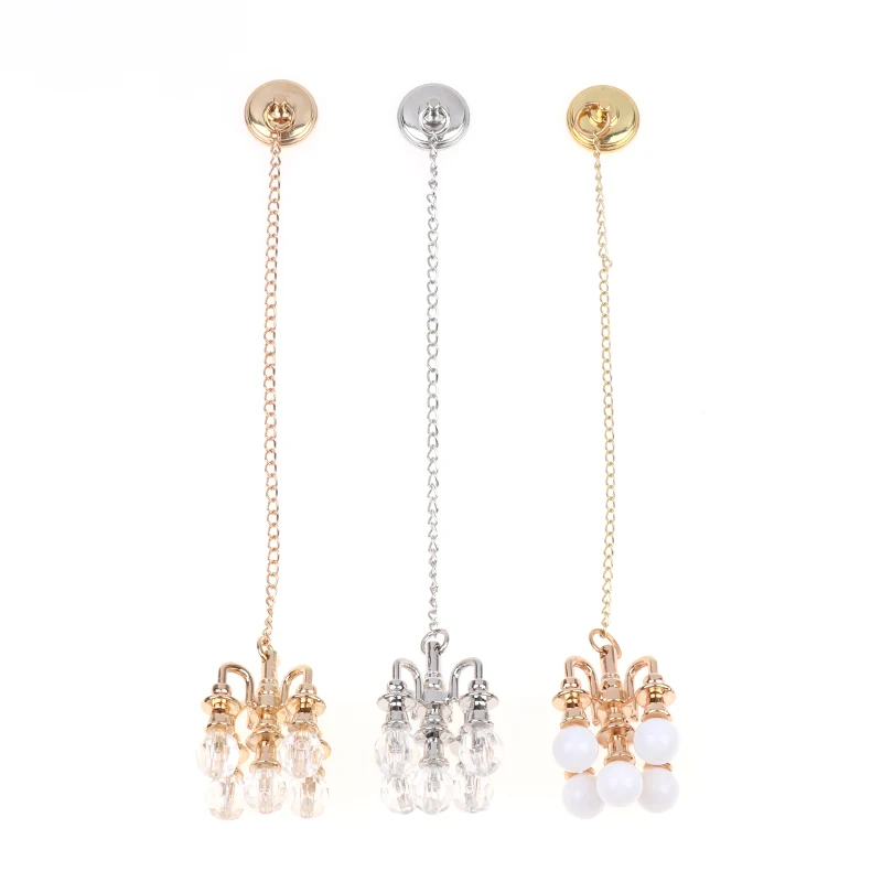 1Pc 1/6 1/12 Miniature Dollhouse Ceiling Lamp Hanging Lamp Mini LED Lighting Model Home Decoration Doll Furniture Toy