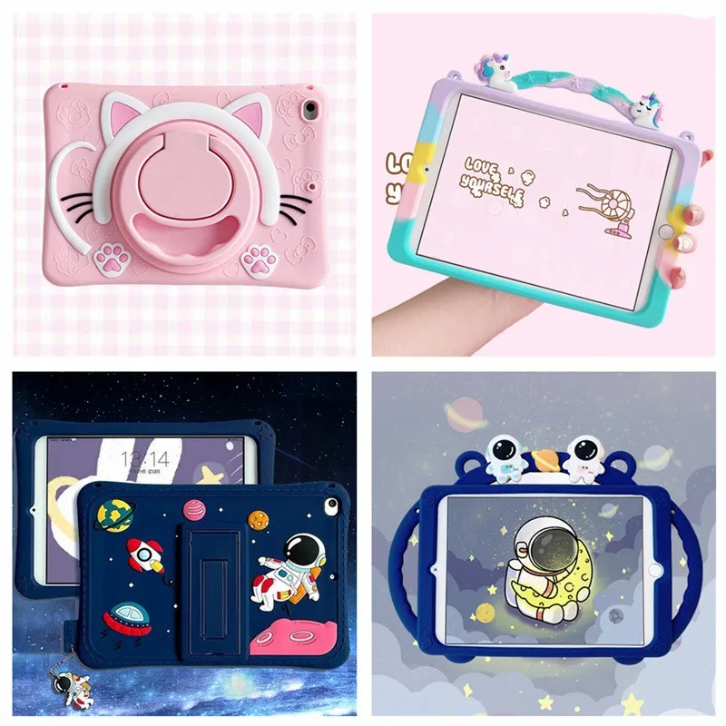 Capa para Tablet Silicon Cartoon Infantil Capa Samsung Galaxy Tab a8 Sm-x200 X205 a 8.02023 Sm-t290 a 10.12023 Sm-t510 Sm-t515 - Imagem 6