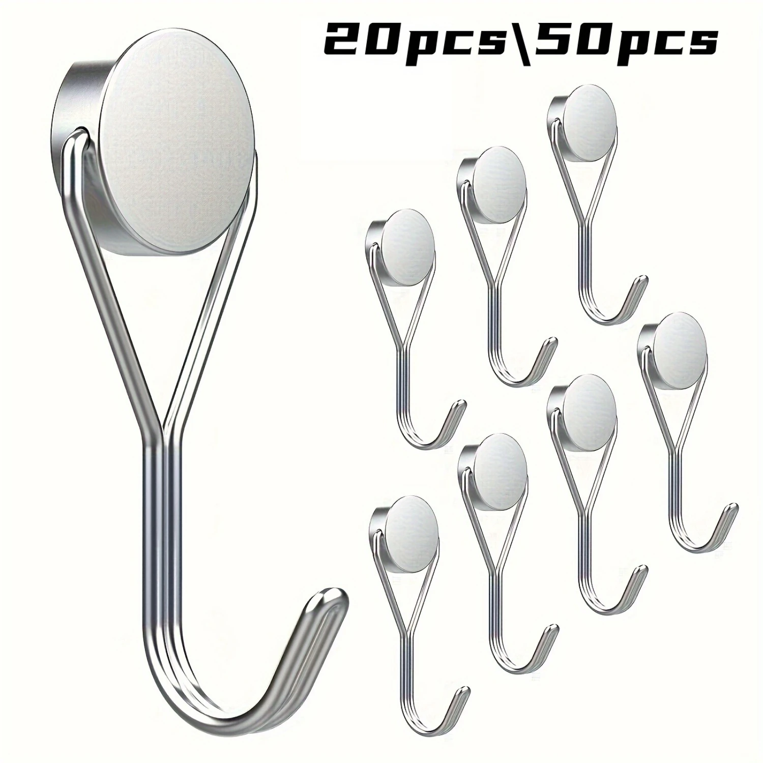 

Hooks For Hanging, Strong Neodymium Magnet Hooks With Rotating Hooks, Used For Cruising, Refrigerators, Oven Racks. Curtain hold