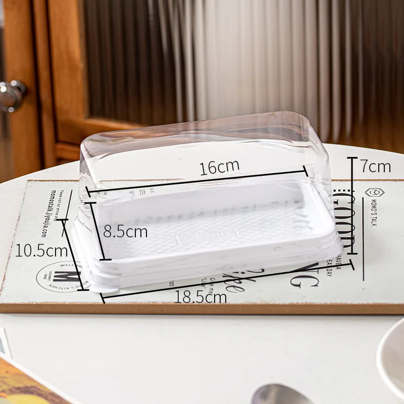 50Pack Transparent Swiss Roll and Dessert Cake Boxes, Clear Plastic Cookie and Muffin D... - SKU DCB01749 - UGI Packaging