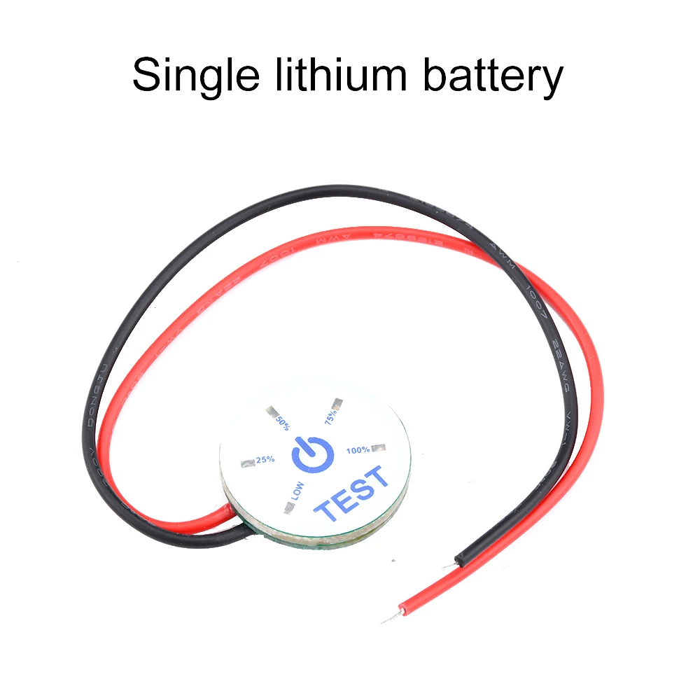 Round Battery Power Indicator with Undervoltage Alert – 12V Multi-Stage Gauge